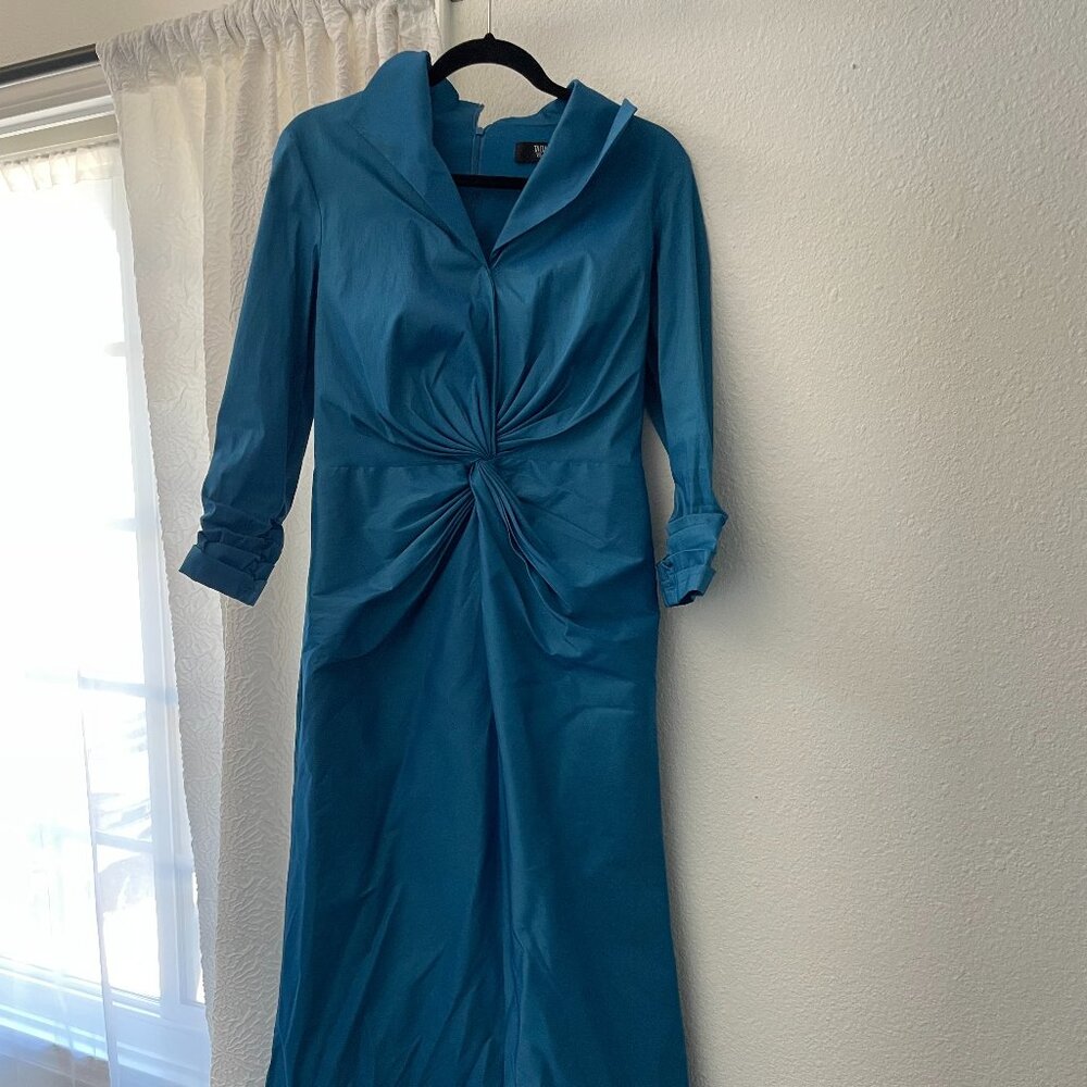Tadashi Shoji Teal Dress – Size 10